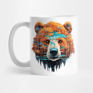 Grizzly Bear Animal Freedom World Wildlife Wonder Abstract Mug